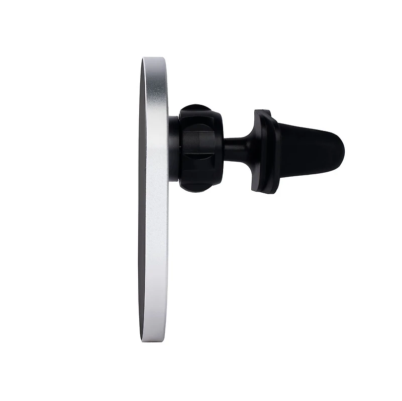 Powerology 15W MagSafe Compatible Metallic Vent Mount for iPhone - Black