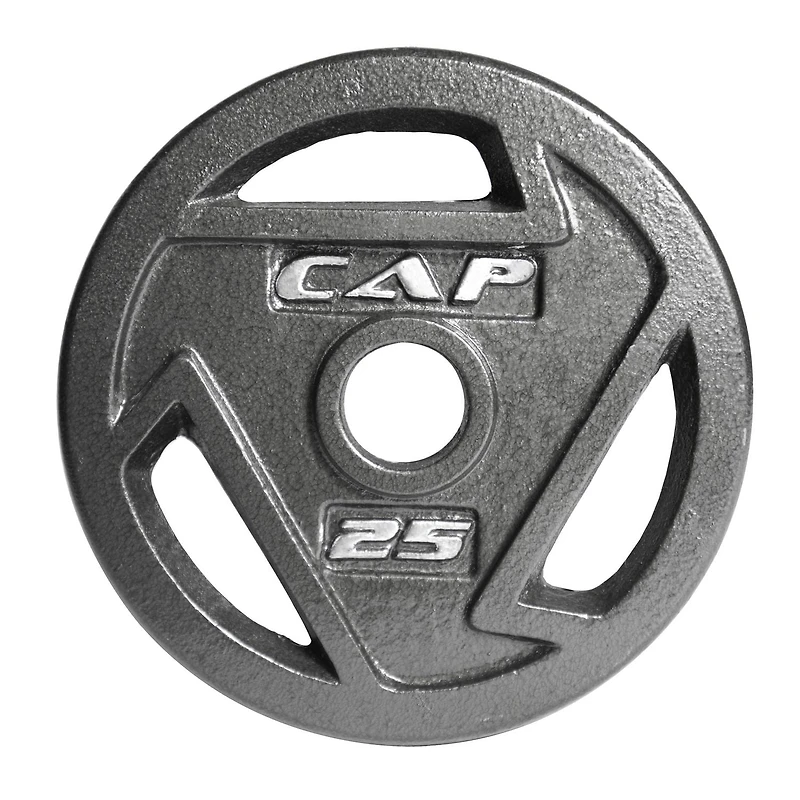 CAP Barbell Plaque de poignée olympique en fonte de 2 pouces, simple, 2,5 à 45 lb