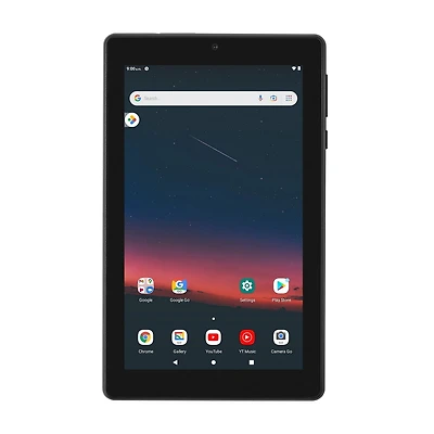 onn. 7-inch 1024 x 600 LCD Touchscreen 32 GB 2.0 GHz Quad-core Tablet Gen 3 (TBGRY100071481-Grey), Android 11 (Go edition)
