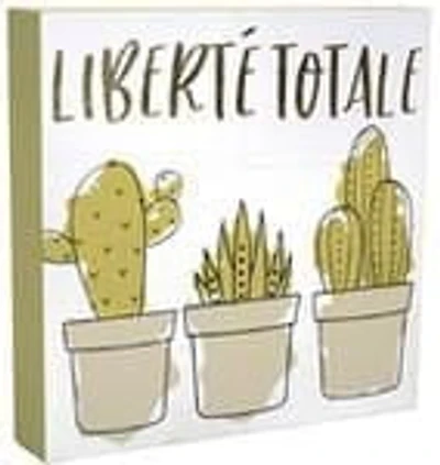 Bloc décoratif hometrends à imprimé Liberté Totale