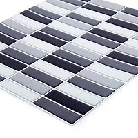 Truu Design Self-Adhesive Rectangular Peel and Stick Backsplash Wall Tiles