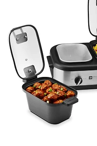 TRU Triple Slow Cooker with Locking Lids
