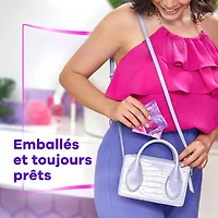 Always Radiant Daily Liners Light Absorbency, Regular Length, Up to 100% Odor Free and Fragrance Free, with Edge-2-Edge Adhesive, 48 Count