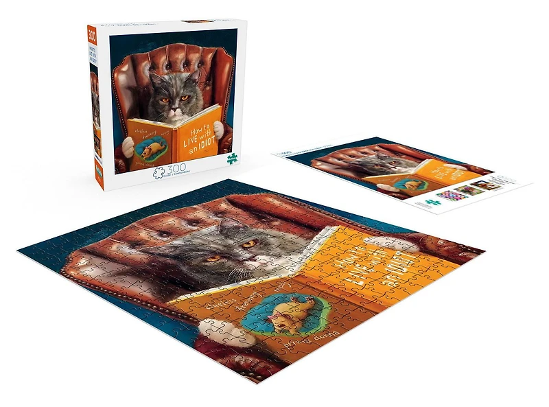 Buffalo Games - Art of Play - How To Live With An Idiot - 300 Piece Jigsaw Puzzle