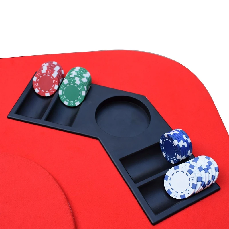 No Limit 3-in-1 Portable Casino Tabletop for Poker, Blackjack, and Craps