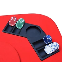 No Limit 3-in-1 Portable Casino Tabletop for Poker, Blackjack, and Craps