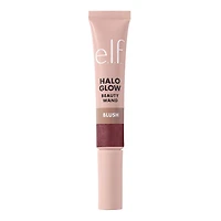 e.l.f. Cosmetics Tube Beaute Blush Halo Glow Blush avec applicateur à ambout tampon, 10 mL