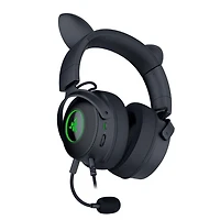 Razer Kraken Kitty Edition V2 Pro - Casque filaire RGB avec oreilles interchangeables pour PC