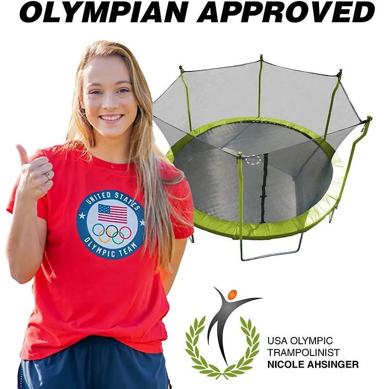 TRAINOR SPORTS 15 FT Trampoline and Enclosure Combo 18201920150US, Warranty/Parts based in Canada