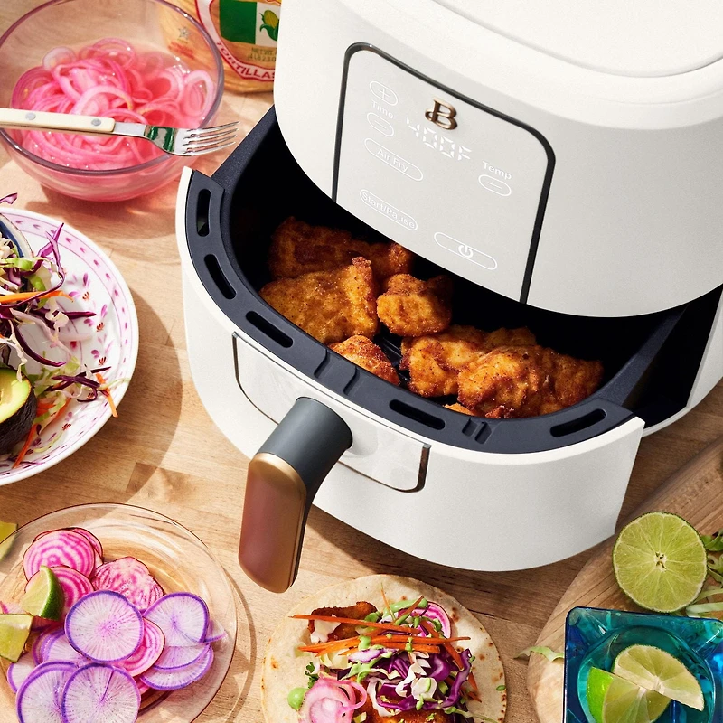 Beautiful 6-Quart Touchscreen Air Fryer by Drew Barrymore, 6Qt Touchscreen Air Fryer