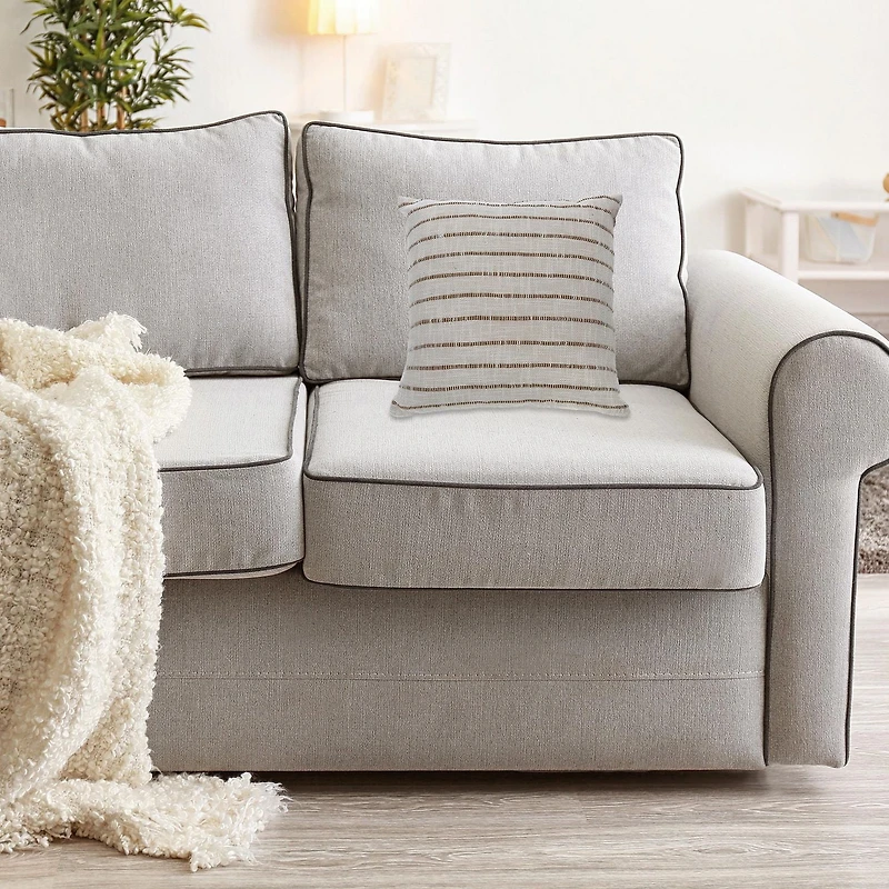 Coton Coussin De Côte De Coton 18 X 18 - Ensemble De 2