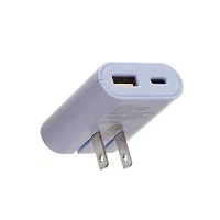 iHome USB C Charger: AC Pro 20W Multiport USB Charger USB-C + USB-A, Slim Charger