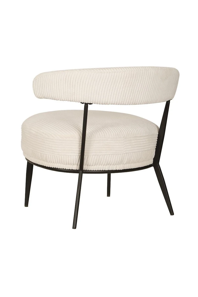 Eliza Accent Chair, Cream