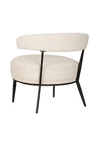 Eliza Accent Chair, Cream