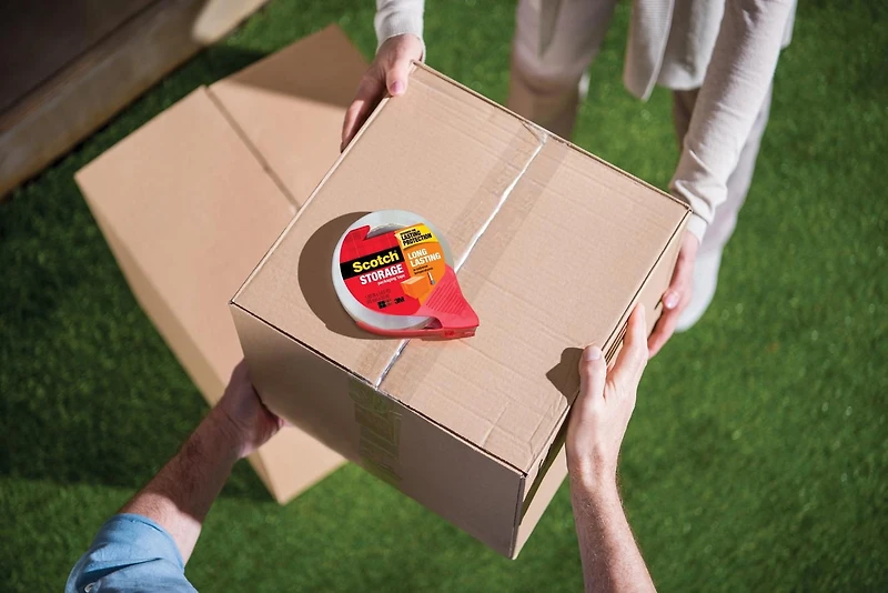 Scotch® Long Lasting Storage Packaging Tape, 3650-3-ESF, clear, 1.88 in x 54.6 yd (48 mm x 50 m), 3 pack