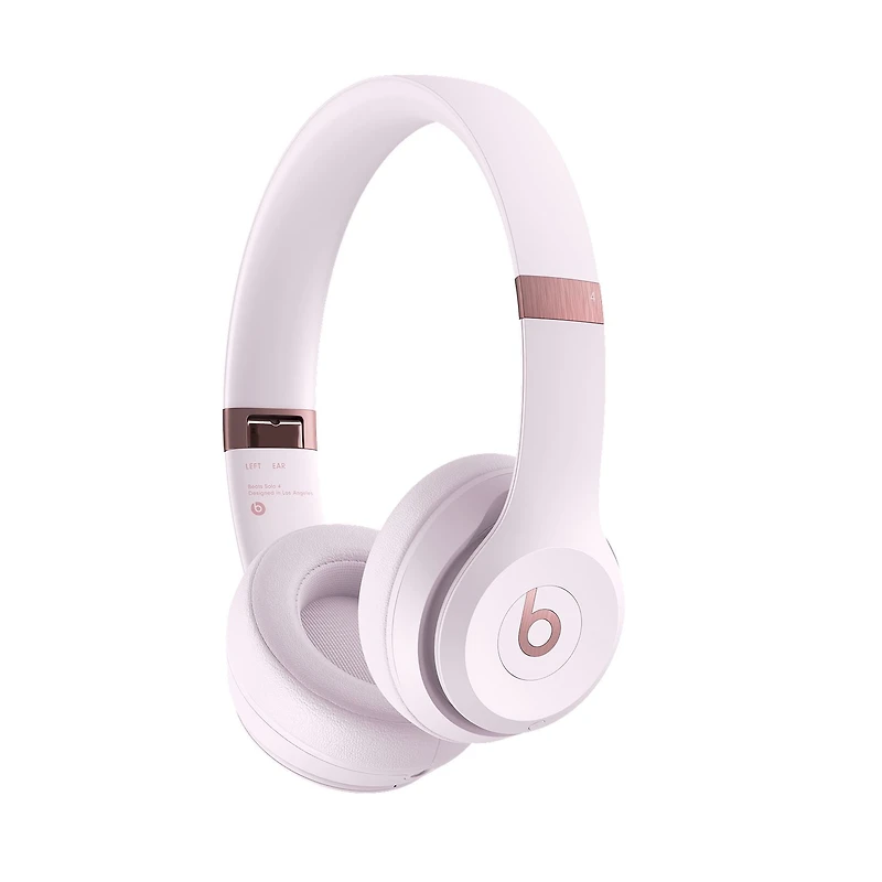 Beats Solo 4 — Casque supra-auriculaire entièrement sans fil – acoustique repensée, modèle ergonomique ultra léger, compatible avec Apple et Android, BluetoothMD de classe 1, microphone intégré, jusqu Casque d'écoute supra-auriculaire sans fil