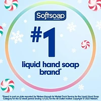 Softsoap Édition Limitée Savon Liquide pr Mains Menthe, Bouteille Recharge 1.47L
