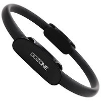 GoZone Pilates Ring, Yoga Fitness Circle for Leg and Arm Exercise, Black, 15 Inch, F-GOZONE PILATES RING