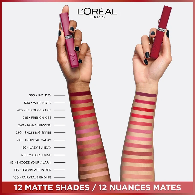 L'Oréal Paris Infallible Matte Resistance Liquid Lipstick, 5 mL, Infused with Hyaluronic Acid