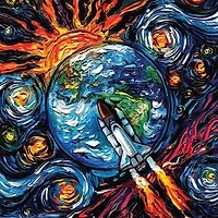 Buffalo Games - Galactic Journey - 300 Piece Jigsaw Puzzle