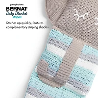 Bernat® Baby Blanket Stripes™ Yarn, Polyester #6 Super Bulky, 10.5oz/300g, 220 Yards