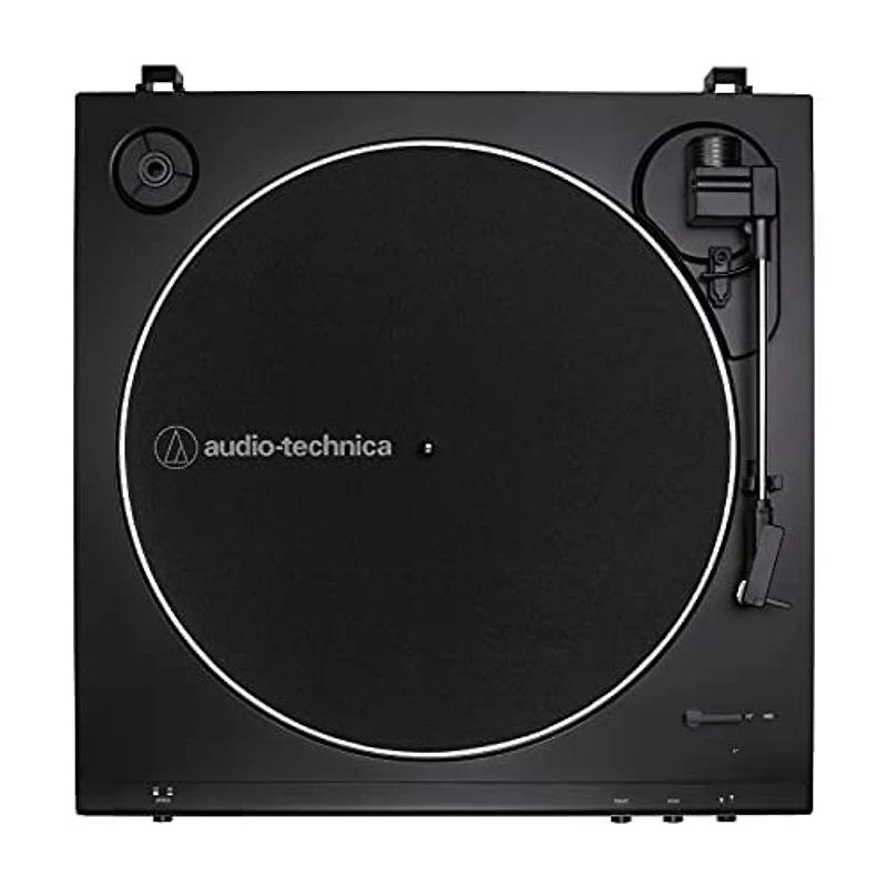 Audio-Technica AT-LP60XBT-USB-BK Fully Automatic Wireless Belt-Drive USB and Analog Turntable – Black