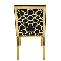 Canadian Chicago Gold Dining Chair (Set of 2)