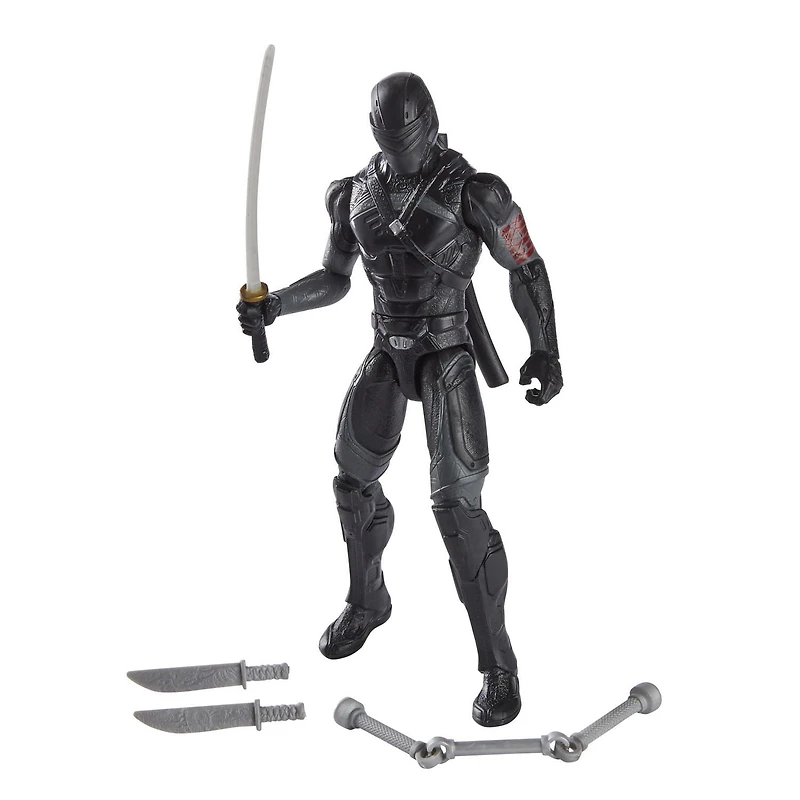 Snake Eyes: G.I. Joe Origins Snakes Eyes Action Figure Collectible Toy with Fun Action Feature and Accessories, Toys for Kids Ages 4 and Up