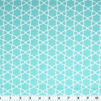 Tissu pré-coupé Fat Quarter de Fabric Creations à motif de fleurs bleu - 18" x 21" / 45cm x 53cm 18" x 21" / 45cm x 53cm