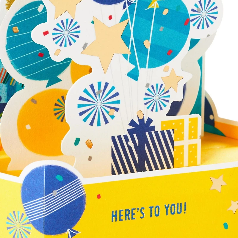 Hallmark Paper Wonder Pop Up Birthday Card (Party)