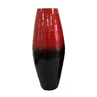 Lerman Decor spun bamboo vase, Bamboo vase