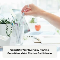 uni® one Stylos gel rétractables, pointe moyenne (0,7 mm), encre bleue, paquet de 3 uni one Stylos gel, Noir 3pk