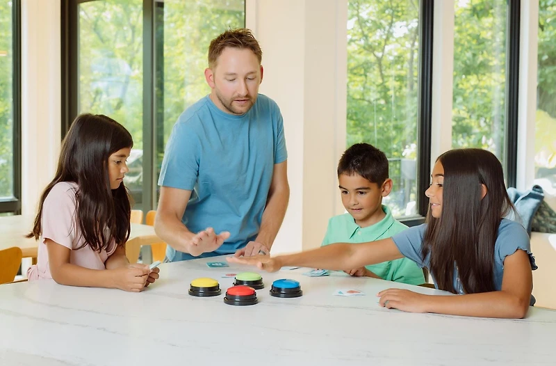 Chuckle & Roar Family Game Show Buzzers for Children Ages 4-8+ by Buffalo Games, C&R Family Game Show Buzzers