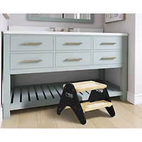 Dream On Me Skyward Tabouret marchepied polyvalent pour enfants avec base antidérapante