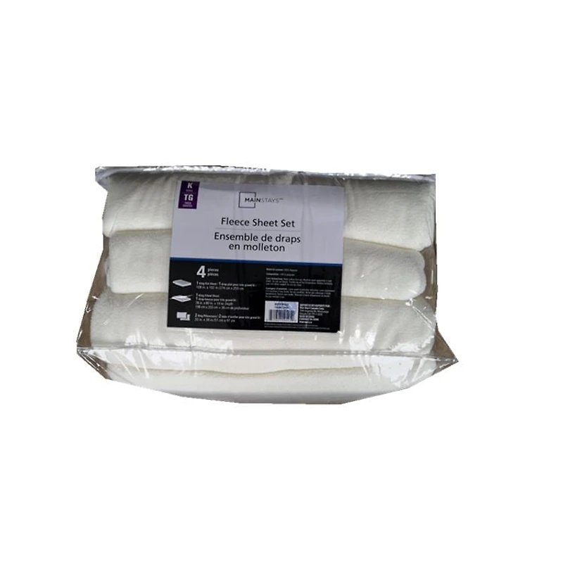 fleece sheet set