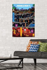 Minecraft - Worldly Wall Poster