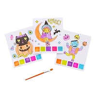 Magic Paint Posters, 10 Paper Sheets with 4 Brushes, Ages 3+, Party Favors, by Way to Celebrate