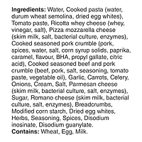 Marie Callender's Lasagne à la viande, Dîner glacé  & repas surgelé, Sans colorants ou arômes artificiels - 87 MC LASAGNE A LA VIANDE