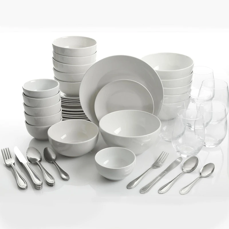 GIBSON All U Need 60-Piece Dinnerware Combo Set