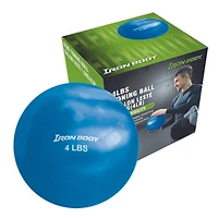 IBF Iron Body Fitness 4 lb. Toning Balls Pair - 2 x 4 lbs. Toning Balls for Pilates, Yoga, Aerobics, and Stretching