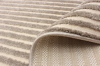 ECARPET Modern Area Rug for Dining Room, Living Room, Bedroom or Den Trona Taupe