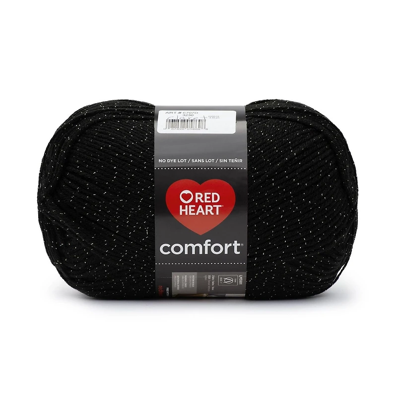 Red Heart® Comfort® Yarn, Shimmer, Acrylic #4 Medium, 12oz/340g