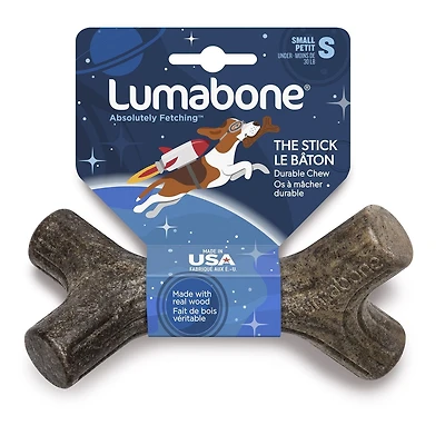 Lumabone jouet à mâcher pour chiens en forme de bâton, petit