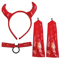 Way to Celebrate! Halloween Red Devil Kit, Women, One Size