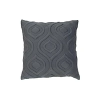 Velvet Impression Cushion (Gray) - Set of 2