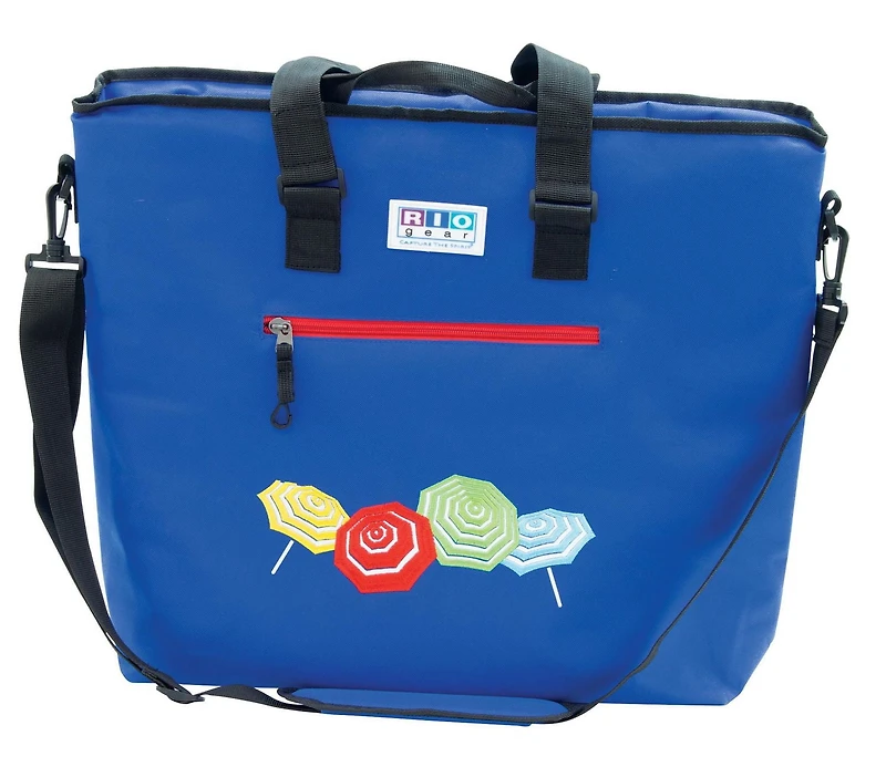 RIO Gear Glacière Deluxe,Ouvre-bouteilles, bleue