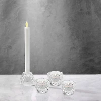 Mainstays Diamant 2in1 verre maison bougeoir 4pack Mainstays Diamant 2in1 verre bougeoir 4pack