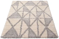 ECARPET Geometric Indoor Frieze Area Rug, Ultra Soft & Plush Lova Collection