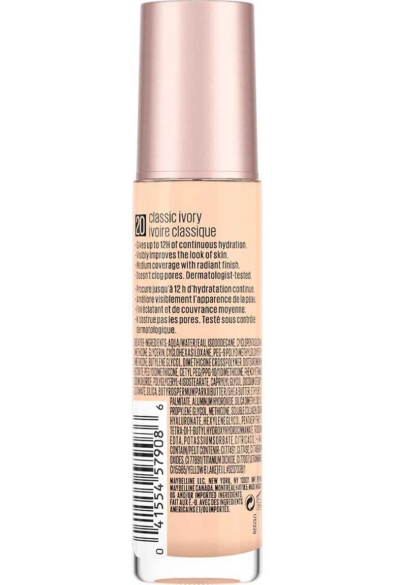 Radiant Liquid Medium Coverage Hydrating Foundation, Coverage foundation for normal to dry skin