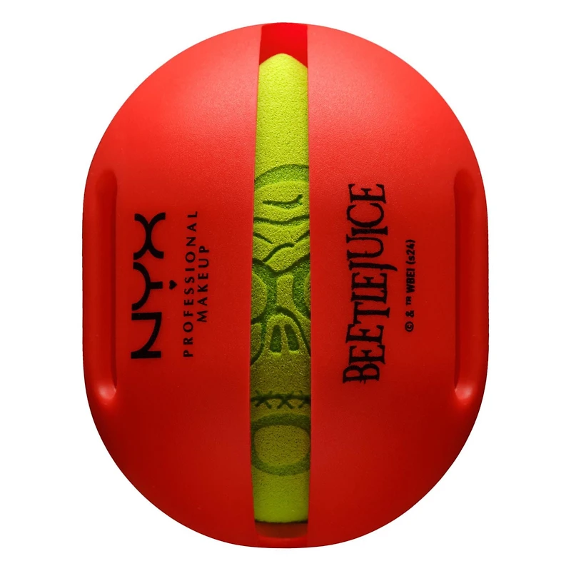 Beetlejuice Shrinker Makeup Sponge Travel Case